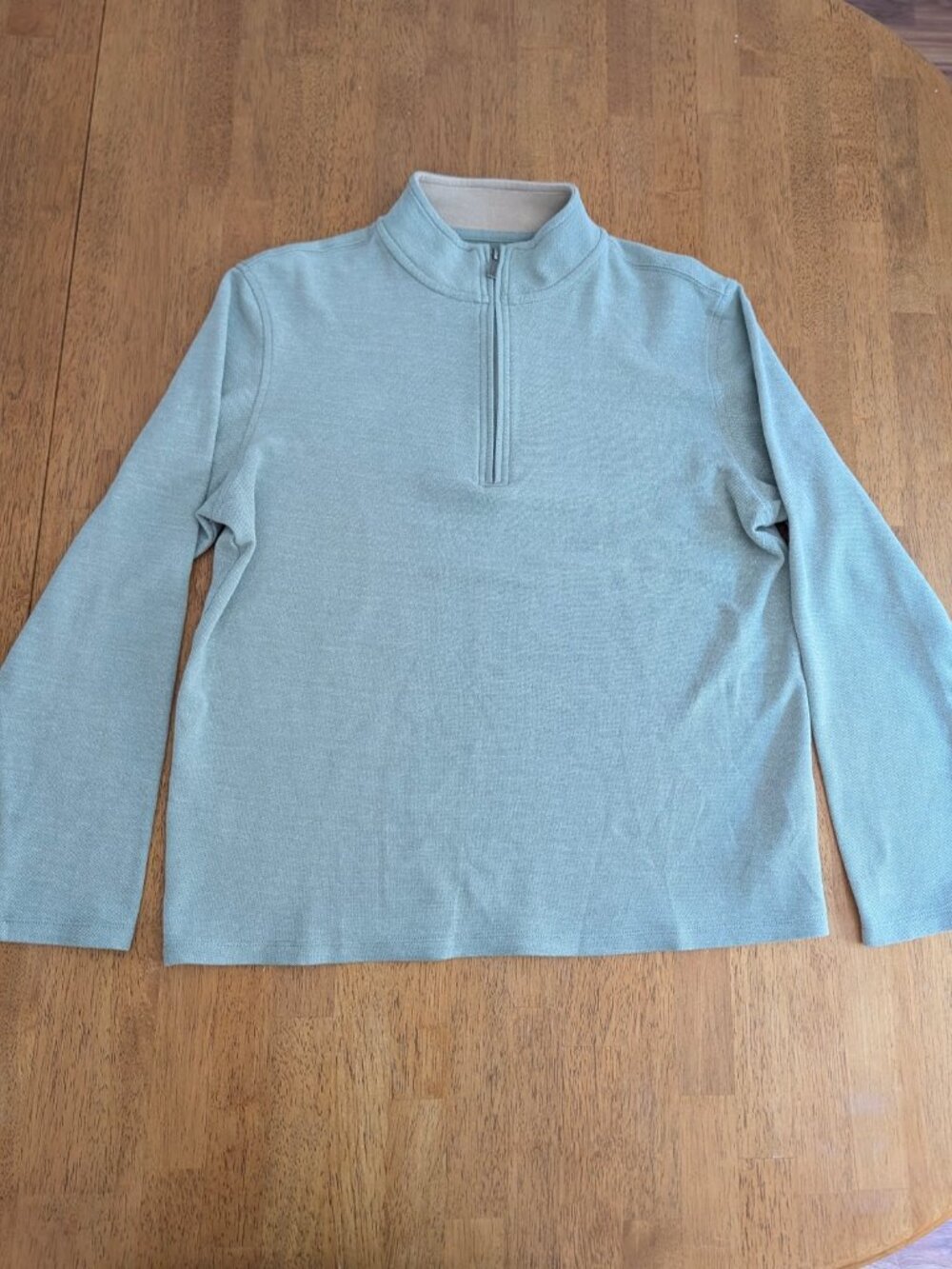 C&C California Men's Sage Green Quarter Zip Medium